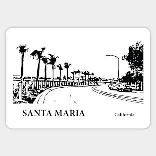 Santa Maria California Sticker